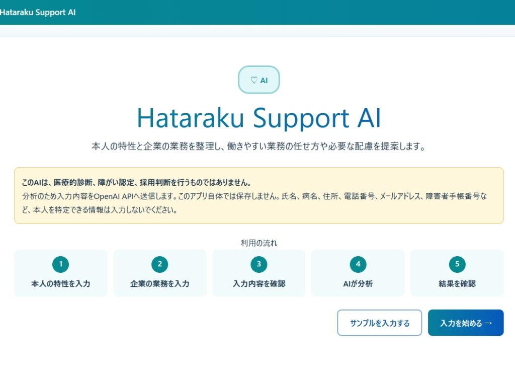 HATARAKU AI OpenAI Build Week 2026応募作品